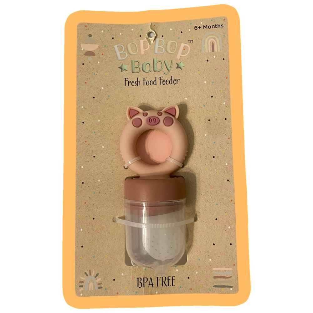 Bop Bop Baby Fresh Food Feeder - Pig